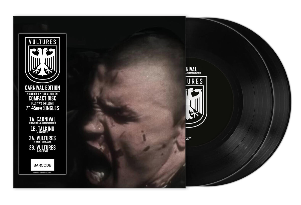 Vultures 1 Carnival Edition - 2x7in/BLACK/CD