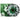 Green/White/Black Splatter